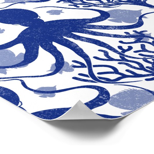 Octopus (light background) poster (Hoek)