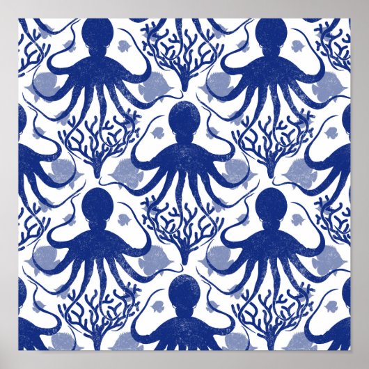 Octopus (light background) poster (Voorkant)