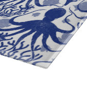 Octopus (light background) snijplank (Hoek)