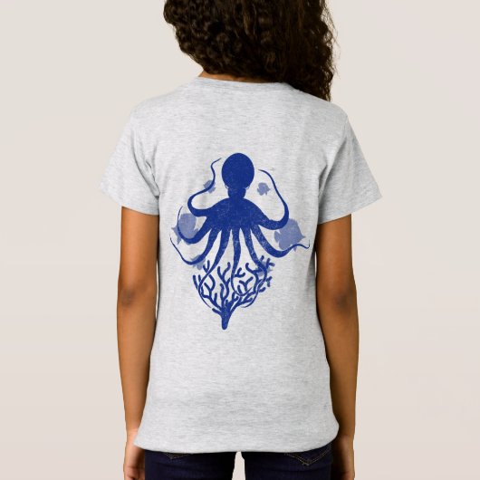 Octopus (light background) t-shirt (Achterkant)
