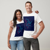 Octopus Line Pop Art T-shirt (Unisex)