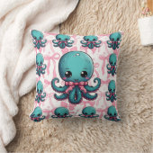 Octopus lint print kussen (Deken)