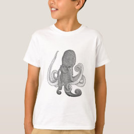 Octopus Logo (lijnkunst) T-shirt