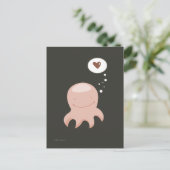 Octopus Love briefkaart (Staand voorkant)