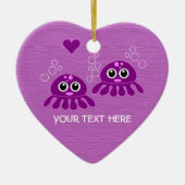Octopus Love Custom ornament (Voorkant)