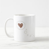 Octopus Love Cute Cartoon Romantic Koffiemok (Links)