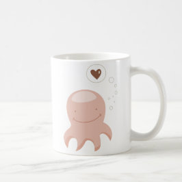 Octopus Love Cute Cartoon Romantic Koffiemok