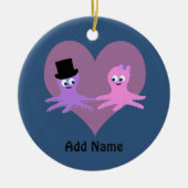 Octopus Love Keramisch Ornament (Voorkant)