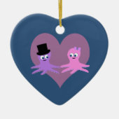 Octopus Love Keramisch Ornament (Voorkant)
