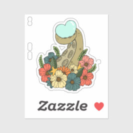 Octopus Love Laptop Sticker