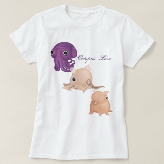 Octopus Love T-shirt (Design voorkant)