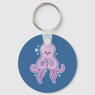Octopus Loves You Sleutelhanger