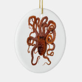 Octopus Macropus Atlantic White Spotus Octopus Keramisch Ornament (Rechts)