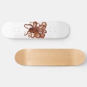 Octopus Macropus Atlantic White Spotus Octopus Persoonlijk Skateboard (Horizontaal)