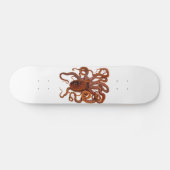 Octopus Macropus Atlantic White Spotus Octopus Persoonlijk Skateboard (Horizontaal)