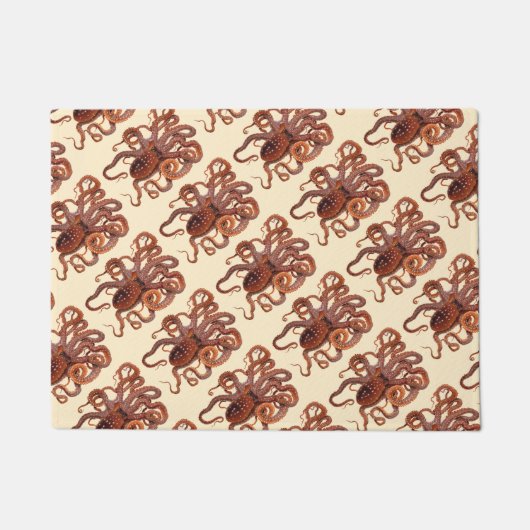  octopus Macropus, zeewaterdieren Deurmat (Voorkant)