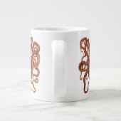 octopus Macropus, zeewaterdieren Grote Koffiekop (Achterkant)