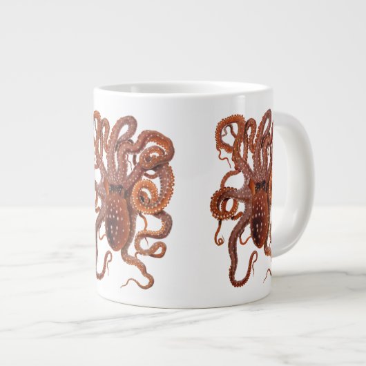 octopus Macropus, zeewaterdieren Grote Koffiekop (Voorkant rechts)