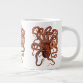 octopus Macropus, zeewaterdieren Grote Koffiekop (Rechts)