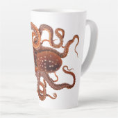octopus Macropus, zeewaterdieren Latte Mok (Rechterhoek)