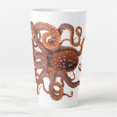 octopus Macropus, zeewaterdieren Latte Mok (Voorkant)