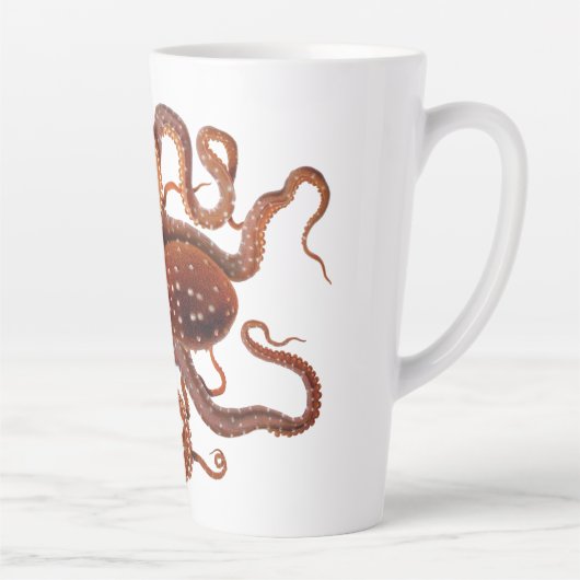 octopus Macropus, zeewaterdieren Latte Mok (Rechts)