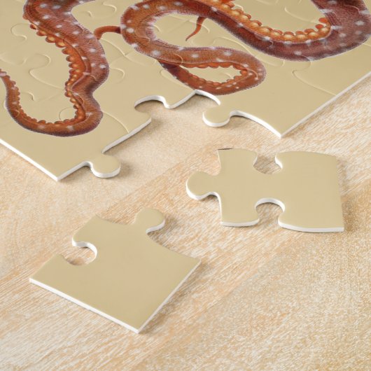 octopus Macropus, zeewaterdieren Legpuzzel (Zijkant)