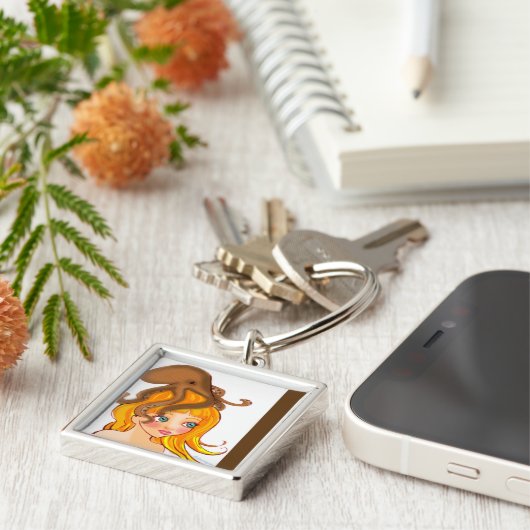 octopus maiden sleutelhanger (Zijkant)