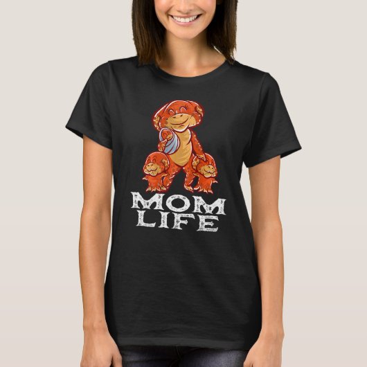Octopus Mama Life mama mama Familie Moeder D T-shirt (Voorkant)