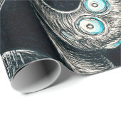 Octopus Map Beige Cadeaupapier (Rol Hoek)