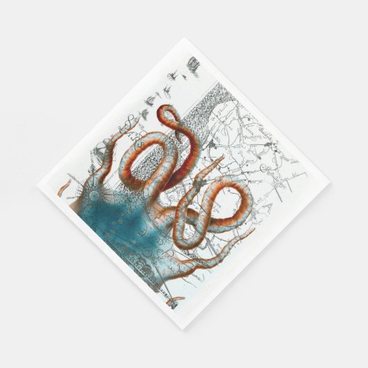 Octopus  Map Servetten (Hoek)