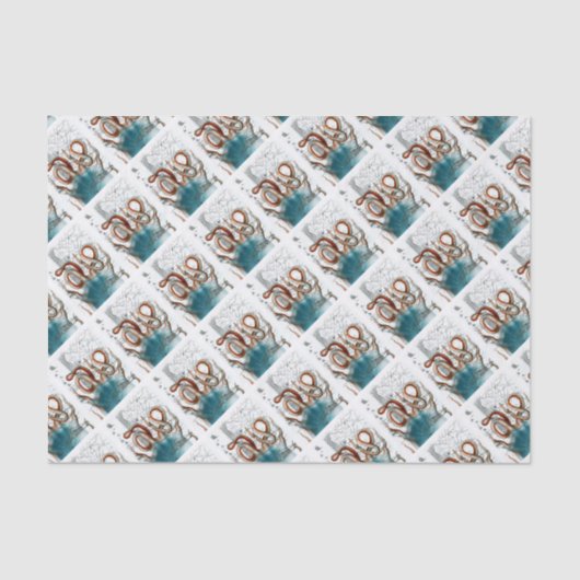 Octopus  Map Tissuepapier (Voorkant)