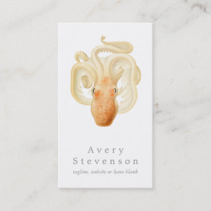 octopus mariene biologie nautisch visitekaartje