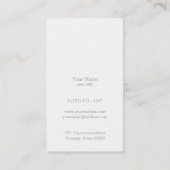  octopus mariene biologie nautisch visitekaartje (Achterkant)