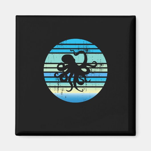 Octopus Marine Biologist Magneet (Voorkant)