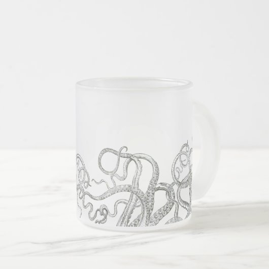 Octopus Matglas Koffiemok (Voorkant rechts)