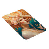 Octopus Mermaid Fantasy Art Magnet Magneet (Rechterzijde)
