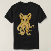 Octopus met 8 Armen als kat T-shirt (Design voorkant)