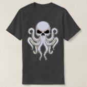 Octopus met 8 armen schedel t-shirt (Design voorkant)