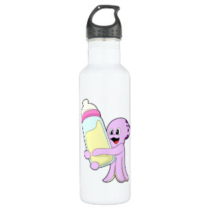Octopus met Baby flesje Melk Waterfles