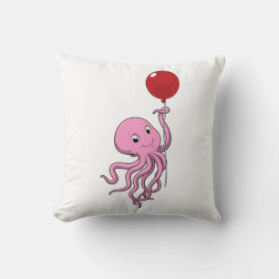 Octopus met ballon kussen