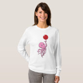Octopus met ballon t-shirt (Voorkant volledig)