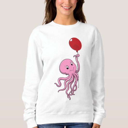 Octopus met ballon trui (Voorkant)