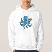 Octopus met boek hoodie (Voorkant)