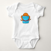 Octopus met Bucket Romper (Voorkant)