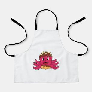 Octopus met Cake Schort