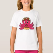 Octopus met Cake T-shirt (Voorkant)