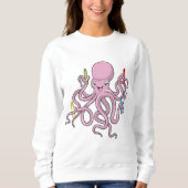 Octopus met Crayon Trui (Voorkant)