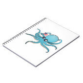 Octopus met de Amerikaanse vlag Notitieboek (Linkerzijde)