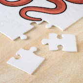 Octopus met drankje legpuzzel (Zijkant)